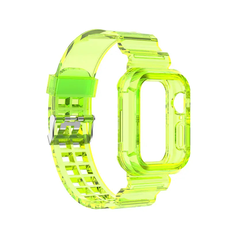 Transparent Grid Watch Band