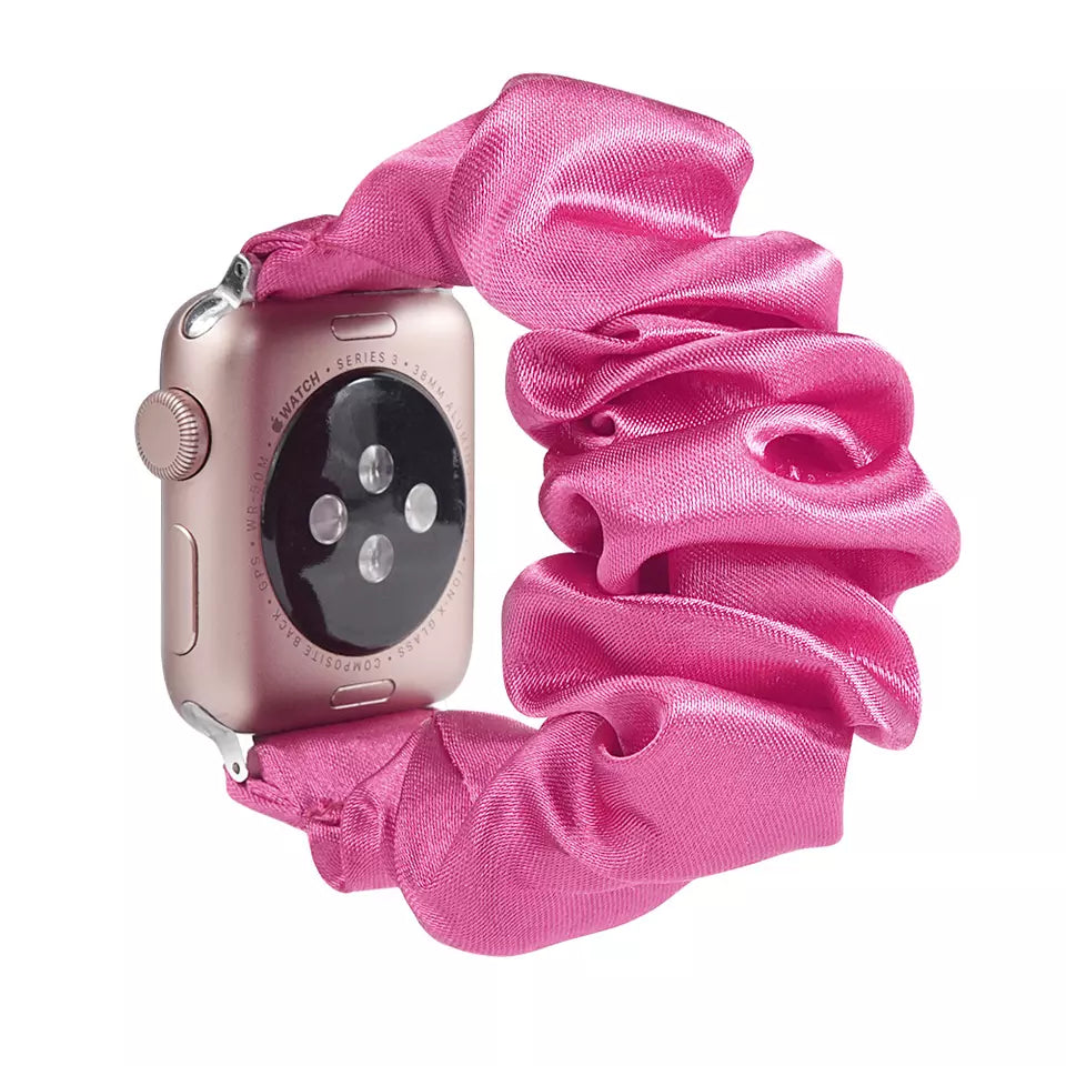 Satin Scrunchie Watch Band