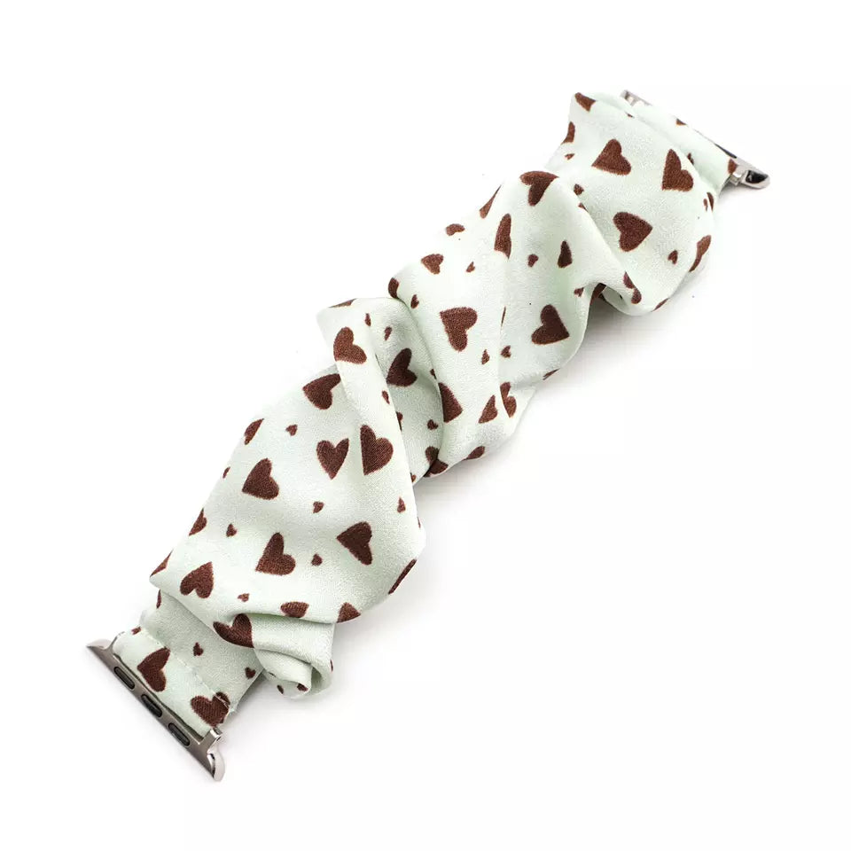 Heart Dot Scrunchie Apple Watch Band