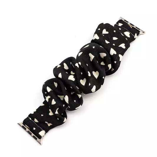 Heart Dot Scrunchie Apple Watch Band