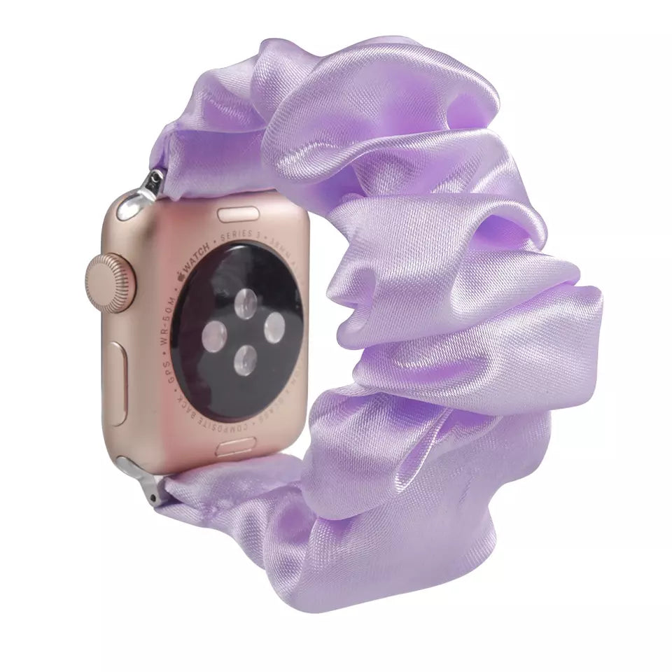 Satin Scrunchie Watch Band