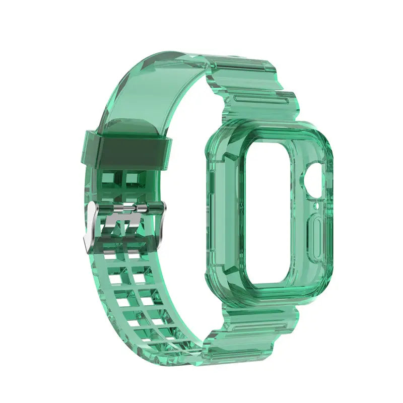 Transparent Grid Watch Band