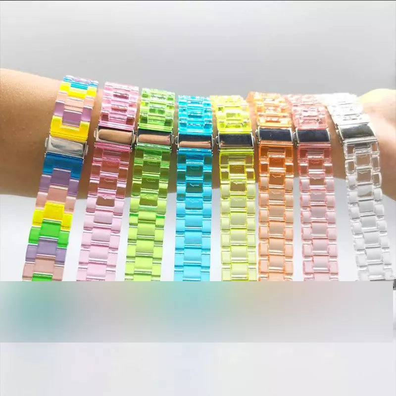 Transparent Chain Link Watch Band