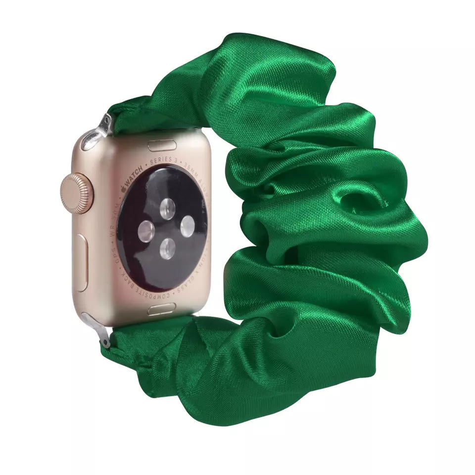 Satin Scrunchie Watch Band