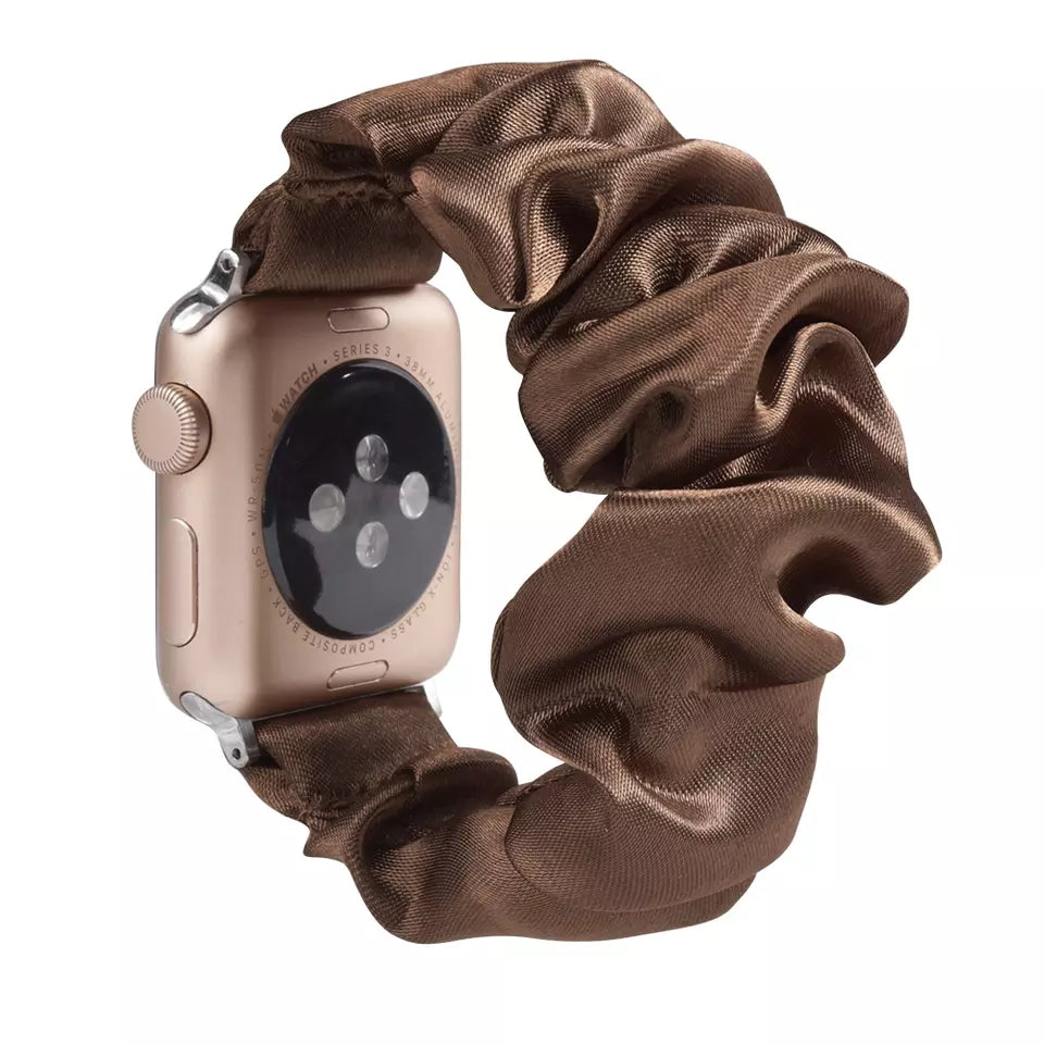 Satin Scrunchie Watch Band