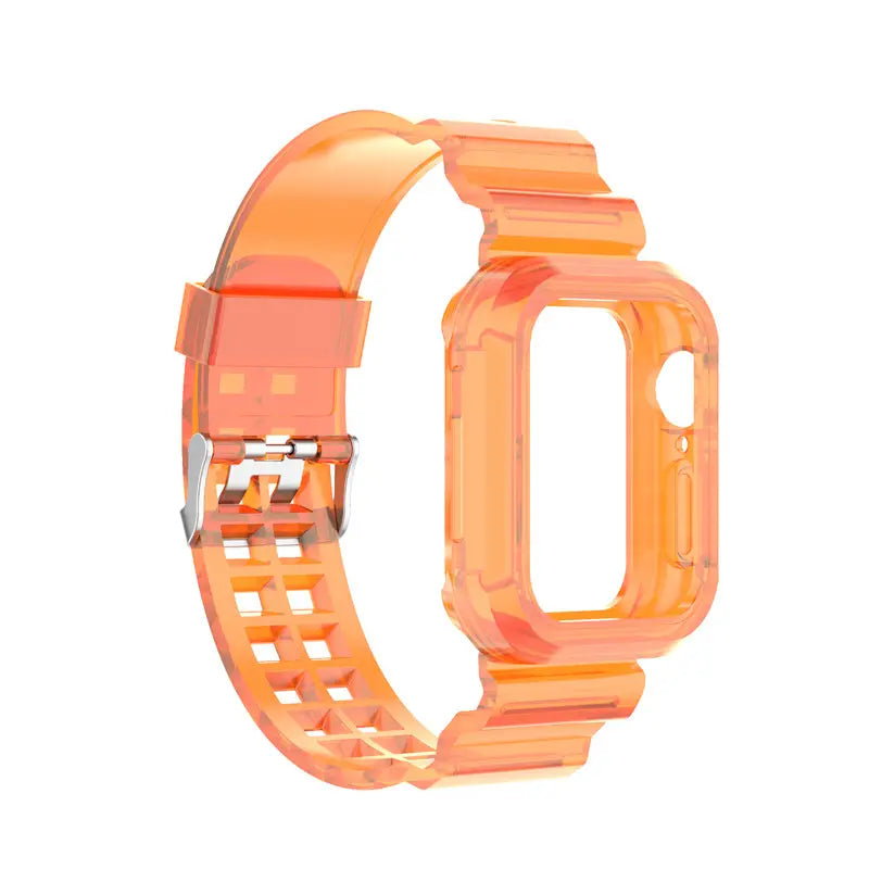 Transparent Grid Watch Band