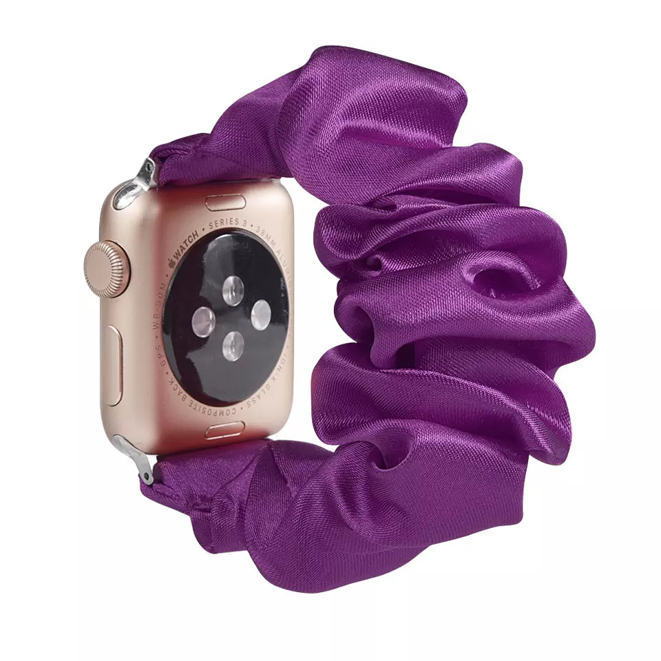 Satin Scrunchie Watch Band