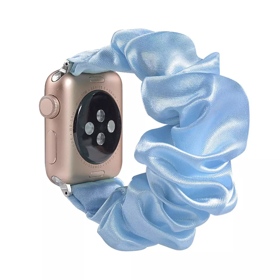 Satin Scrunchie Watch Band