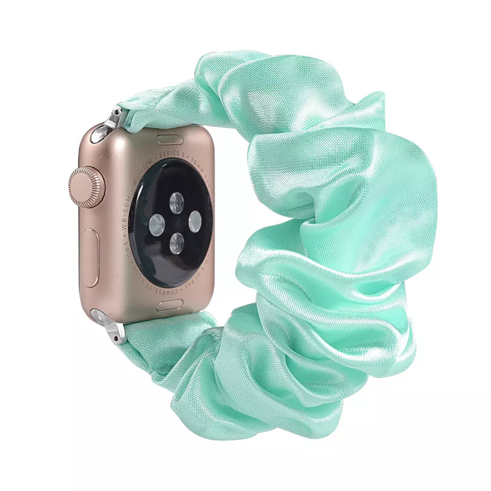 Satin Scrunchie Watch Band