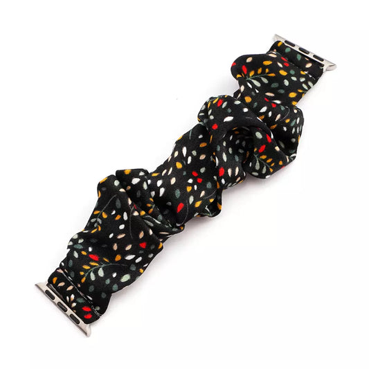 Floral Scrunchie Watch Band