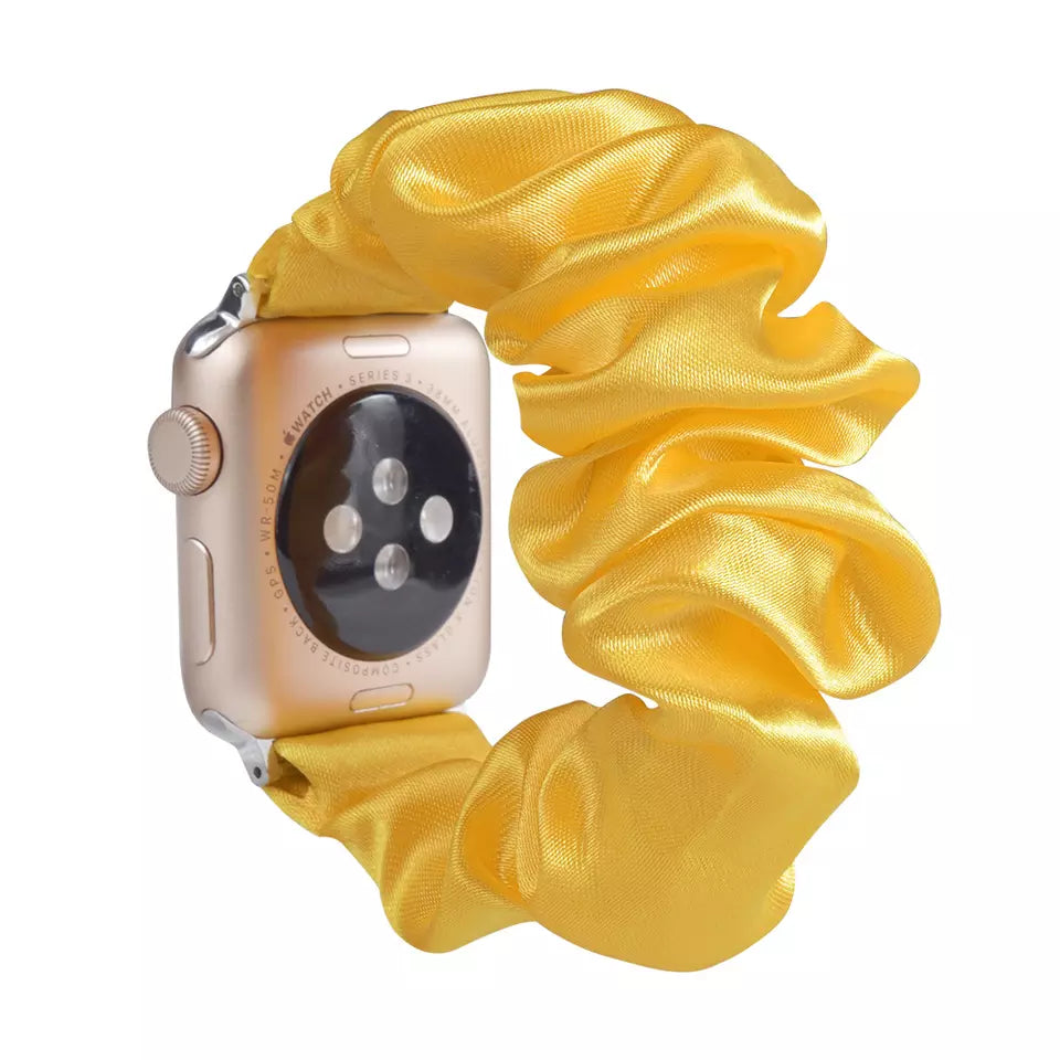 Satin Scrunchie Watch Band