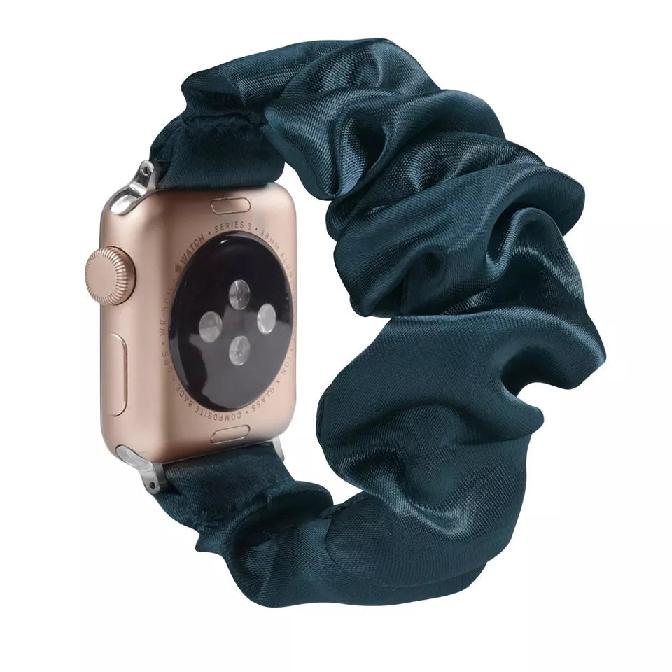 Satin Scrunchie Watch Band