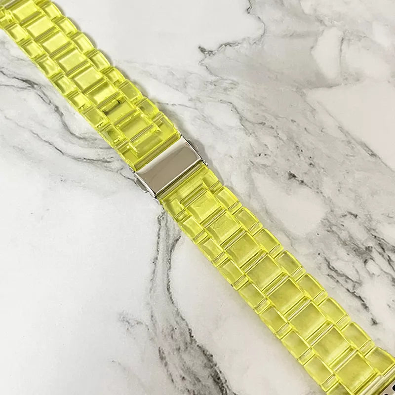 Transparent Chain Link Watch Band