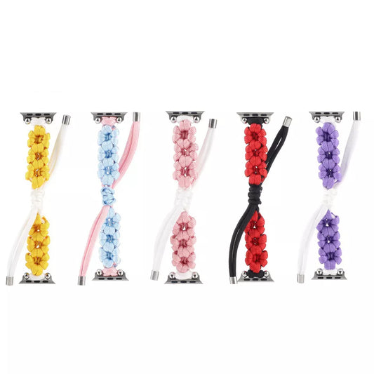 Flower Cord Tie Watch band