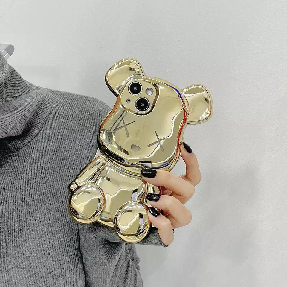 3D Metallic Bear Case