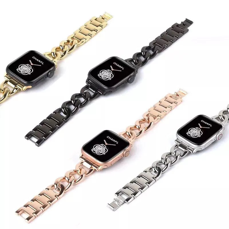 Twisted Chain Link Watch Band