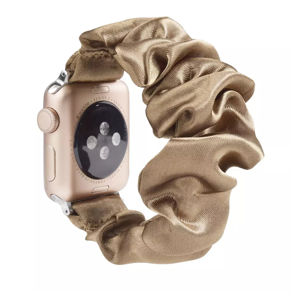 Satin Scrunchie Watch Band