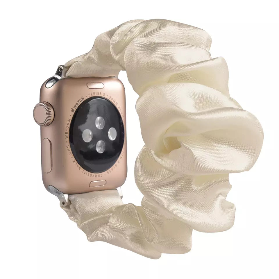 Satin Scrunchie Watch Band