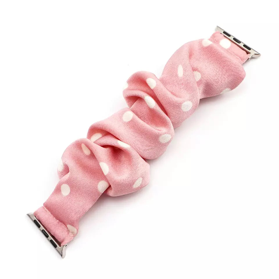 Polka Dot Scrunchie Apple Watch Band