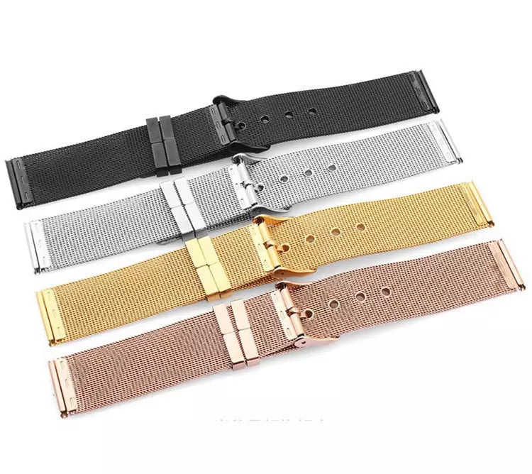 Mesh Metal Strap Watch Band