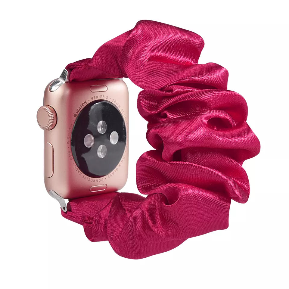 Satin Scrunchie Watch Band