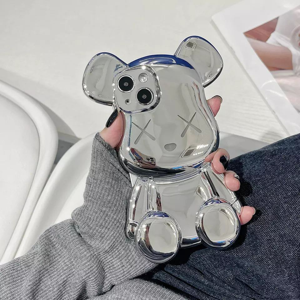 3D Metallic Bear Case