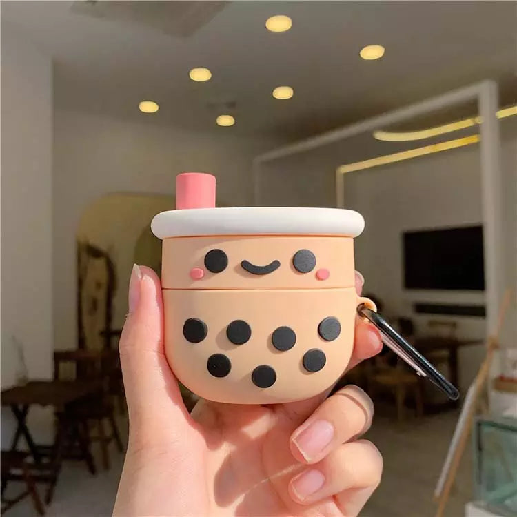 Boba Tea Silicone Airpod case