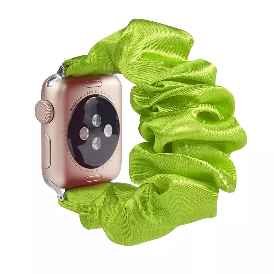 Satin Scrunchie Watch Band